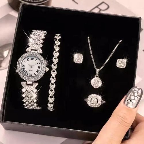 Coffret Cadeau - Ensemble Bijoux Pour Femme - 05 Pieces
