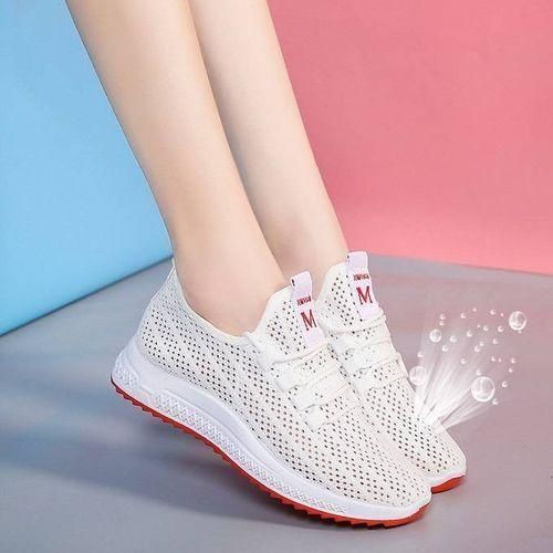 Baskets Légères Pour Femmes-Blanc