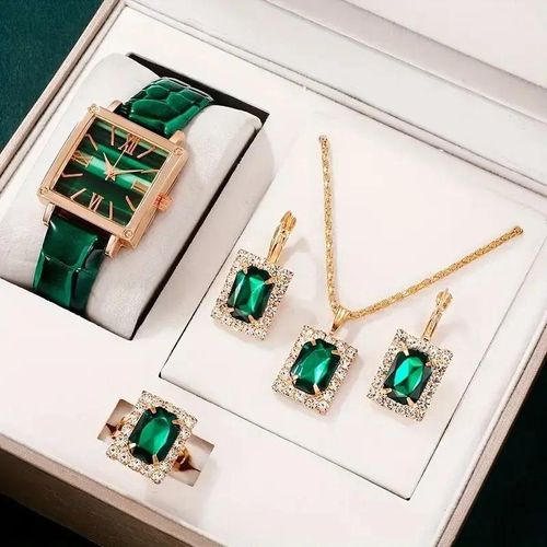 Coffret Cadeau - Ensemble de Bijoux Pour Femme - 04 Pieces