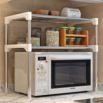 Etagère pour micro onde et four , Meuble de Rangement