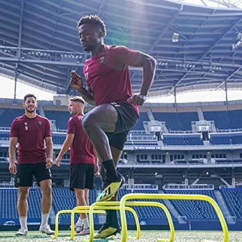 Partagez ce produit    White Label Haies de Vitesse - Entraînement de Coordination & Agilité (Lot de 6 – Variété de Tailles) - Accessoire Parfait pour l'Entrainement de Football